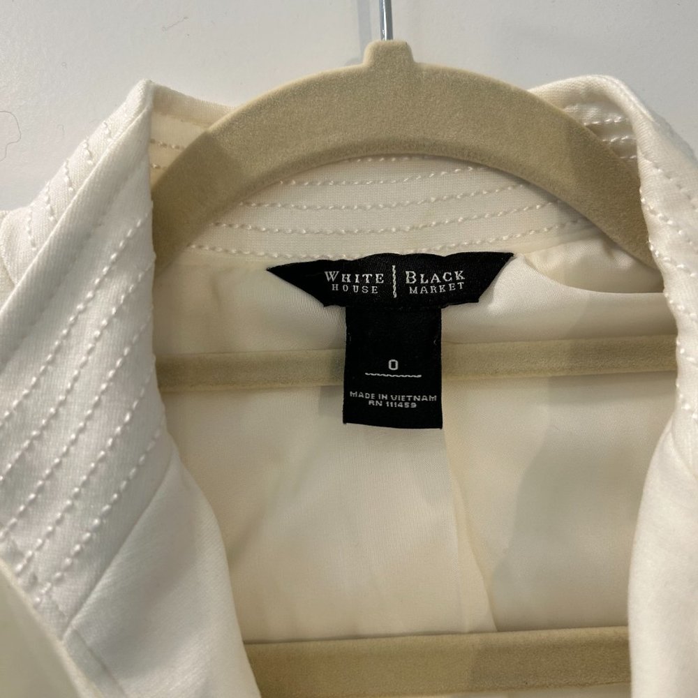 COPY - Ruffle-Front Ponte Jacket - Picture 7 of 13